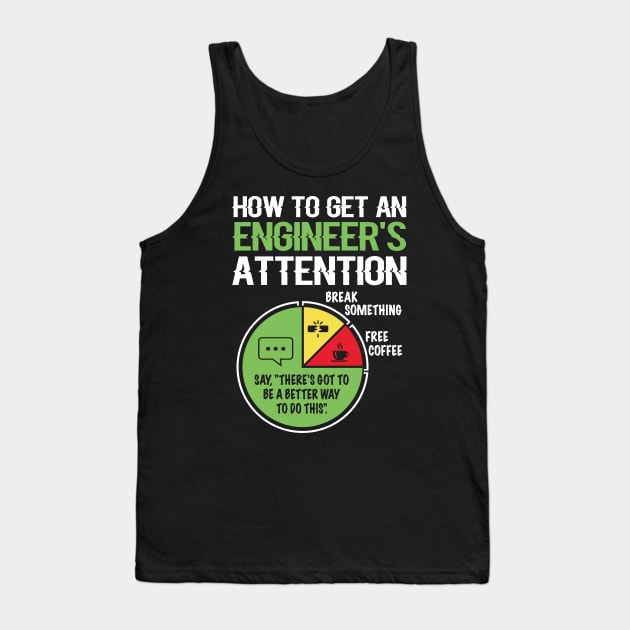 How To Get Engineers Attention Engineer Engineering Tank Top by Crazyshirtgifts